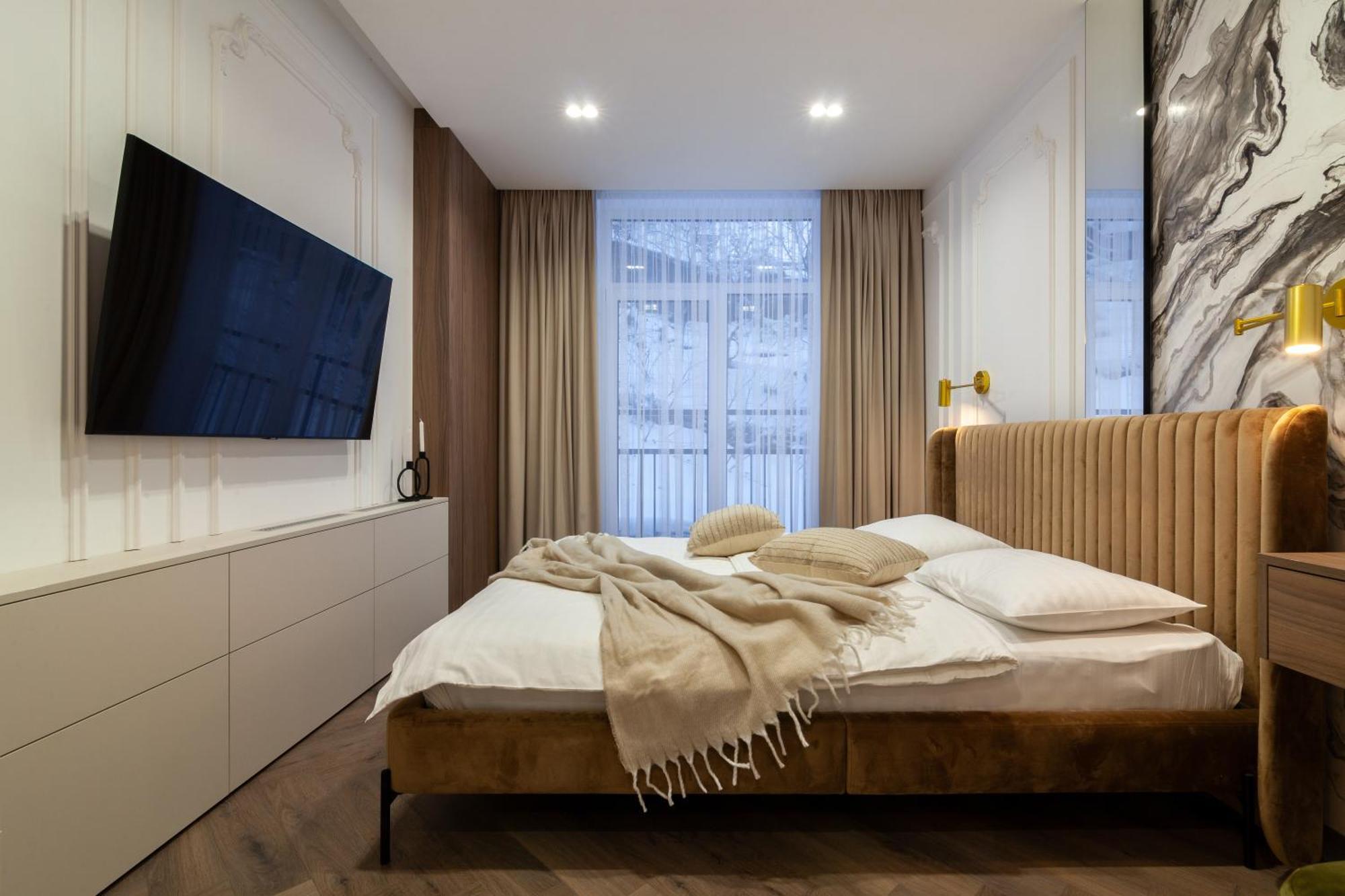 Apartment Shevchenko St.,New Building Lwów Zewnętrze zdjęcie