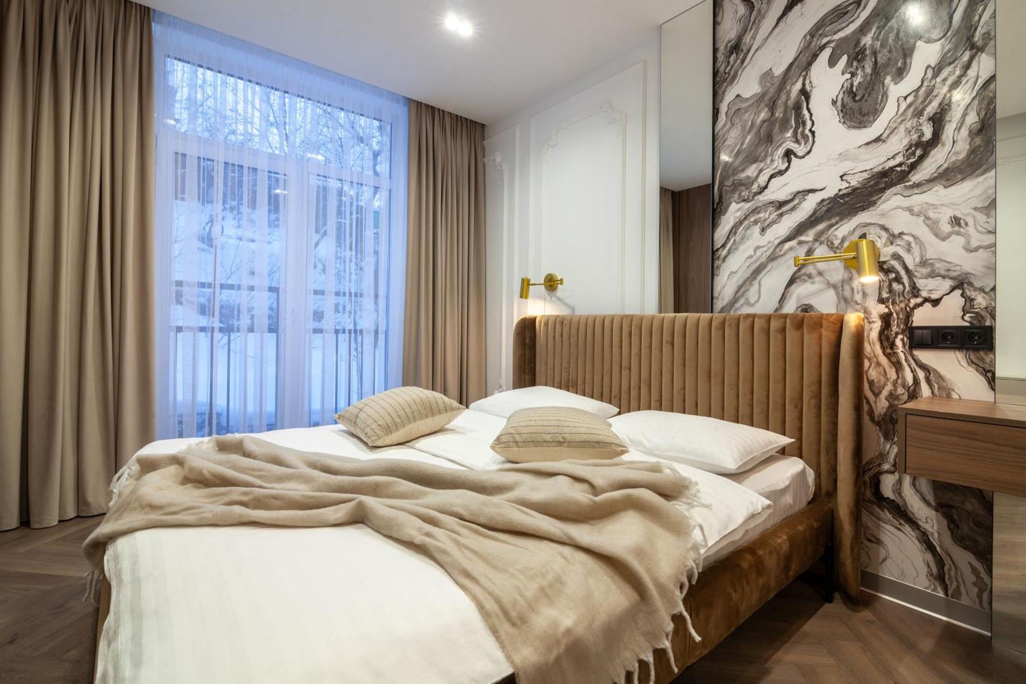 Apartment Shevchenko St.,New Building Lwów Zewnętrze zdjęcie