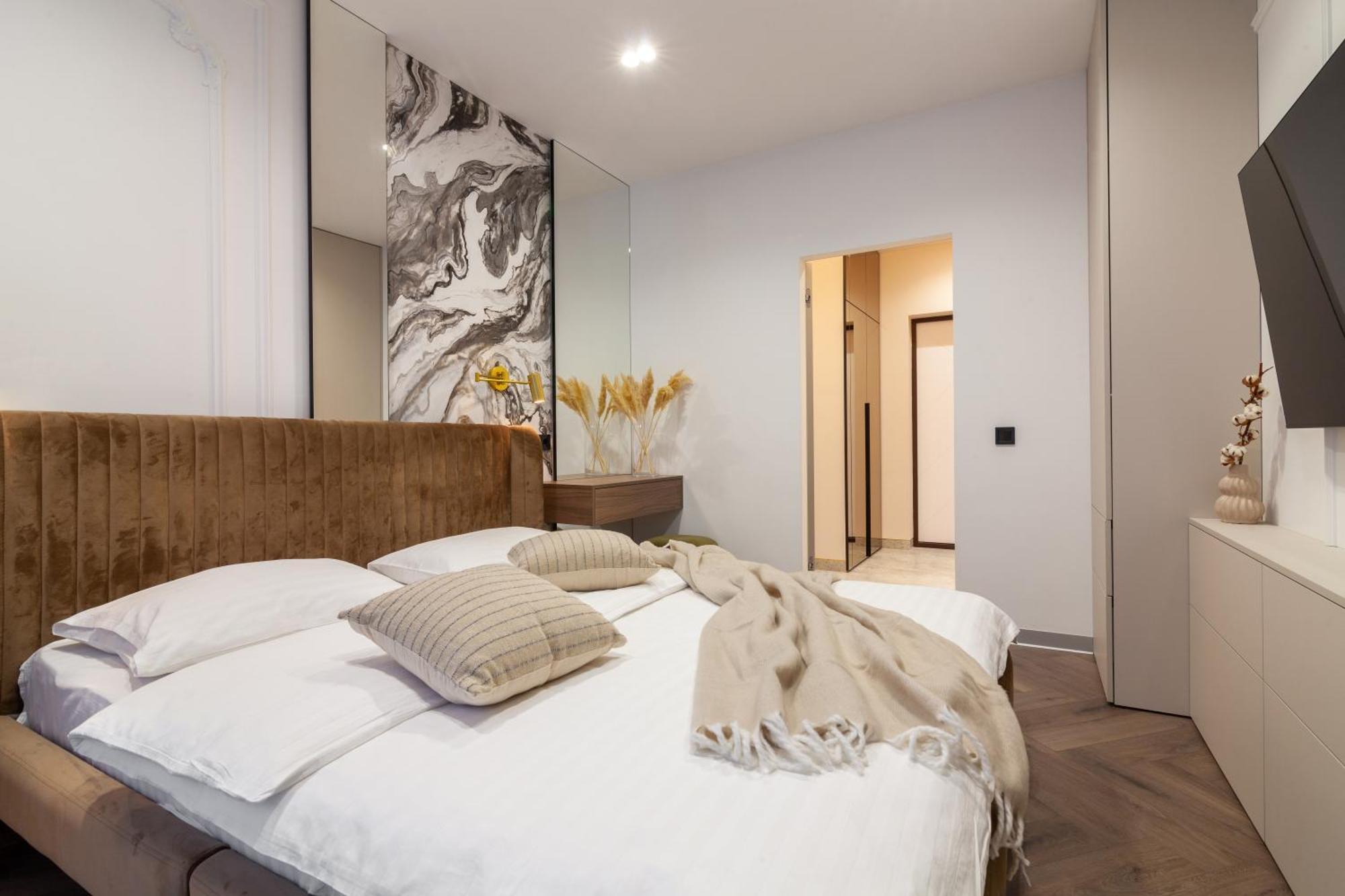 Apartment Shevchenko St.,New Building Lwów Zewnętrze zdjęcie